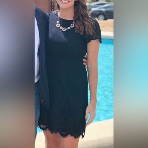 Navy Blue Graduation Dress - Loft